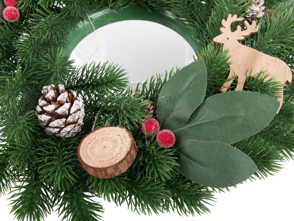 Guirlande décorative de noël décoration de porte à leds décorations de noël