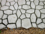 Penész kőburkoló kő beton macska fejét