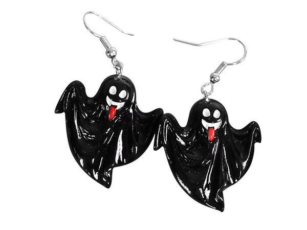 Boucles d'oreilles halloween fête d'halloween fantôme citrouille bonbon œil