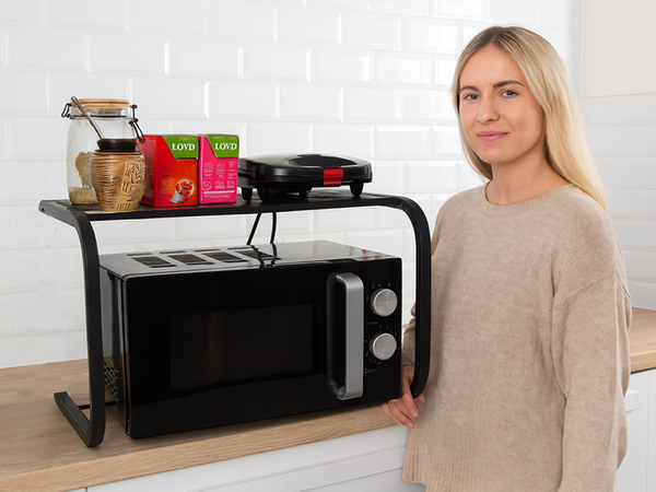 Mikrosütő állvány konyha polc mikrosütő szervező loft szekrény