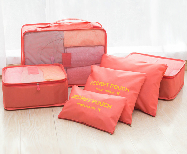 Organisateurs de voyage pour sacs à linge x6
