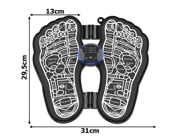 Electrostimulator electrostimulator muscular pentru stimularea circulatorie ems foot massager mat