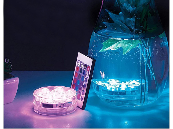 Bazénové světlo podvodní světla 10 vedlo dálkové ovládání rgb ip68 vodotěsné pro bazén