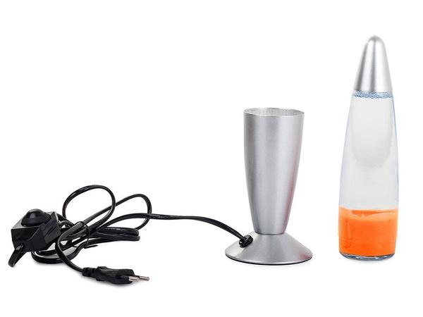 Nočné svetlo vodná lampa s voskom láva láva