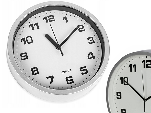 Wall clock large non-touching quiet 20 cm circular second hand