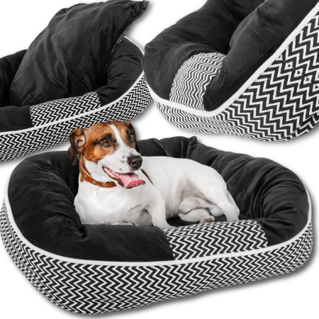 Lit pour chien chat lit moelleux canapé coussin m large