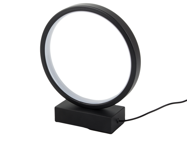 Asztali éjszakai lámpa körös gyűrű szín hűvös meleg semleges beállítás