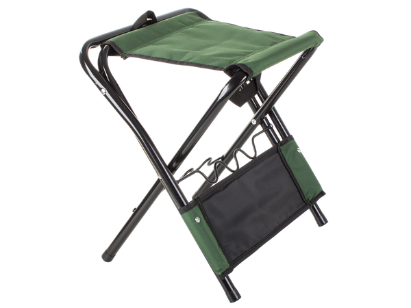 Fishing chair backrest with rod holder