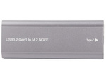 Kietojo disko adapterio dėžutė m.2 sata ngff usb 3.1 usb typ-c 2230-2280mm