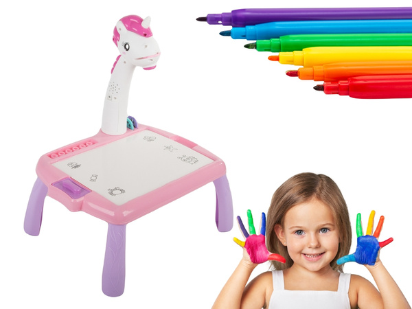 Rétroprojecteur table de dessin tableau blanc marqueurs pour enfants marqueurs