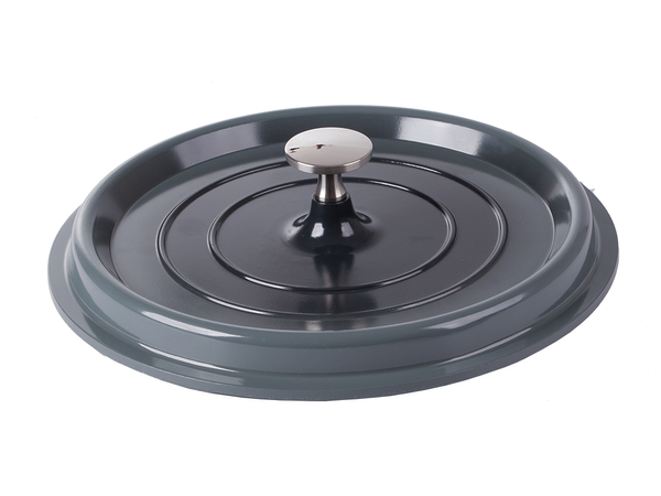 Casserole plateau de cuisson couvercle 4l induction aluminium