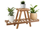 Blumenbeetständer holzblumentopf doppelstöckiges regal