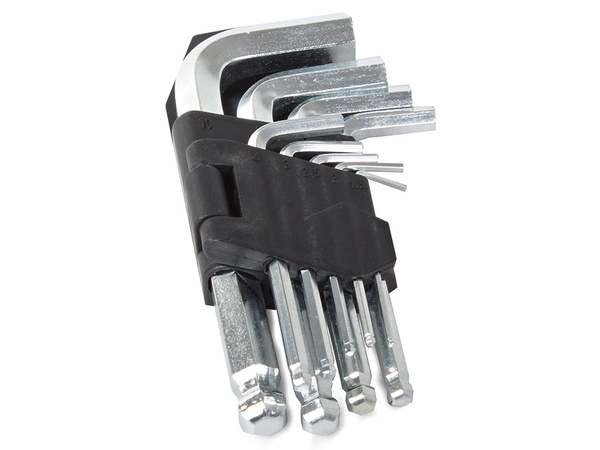 Klucze imbusowe imbusy kulowe zestaw 9 el 1,5-10