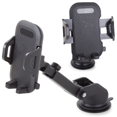 Car holder adjustable for phone gps windshield