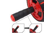 Ejercicio abdominal rueda de rodillos + colchoneta