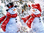 Diamond embroidery snowman set christmas 5d