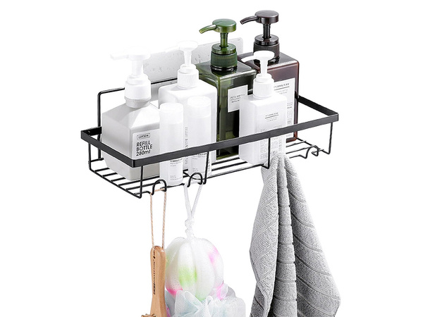 Loft étagère de douche suspendue 4x crochet