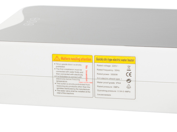 Încălzitor de apă electric instantaneu 5500w