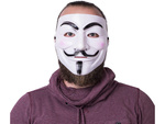 Maska anonīms vendetta acta protests halloween v