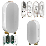 Organisateur de bijoux présentoir pliant miroir stand blanc