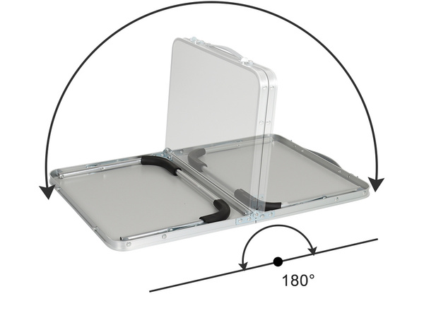 Skládací stůl turistický stůl pod stan kufr zahrada 40x30
