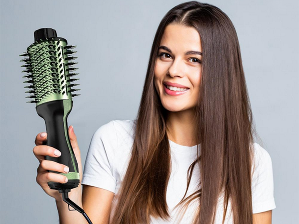 Hajszárító hajsütővas hajegyengető hajformázó kefe nagy 4 az 1-ben