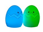 Led night light for kids rgb egg touch