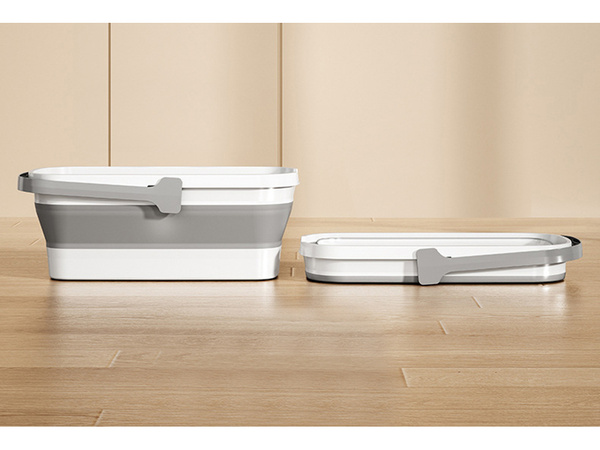 Szilikon összecsukható tál nagy szennyeskosár kompakt utazási 10l