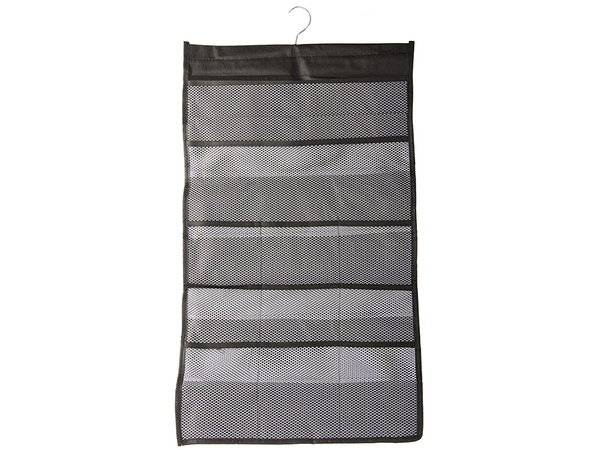 Organisateur de sous-vêtements penderie double face 22 poches cintre