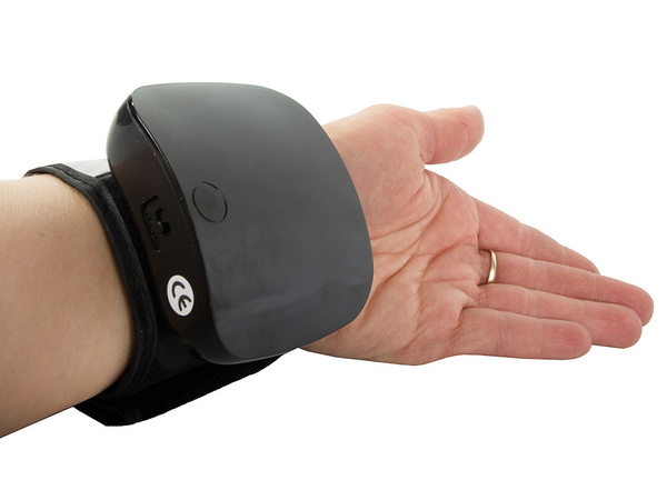 Elektronický zápěstní monitor krevního tlaku lcd pouzdro akustické usb