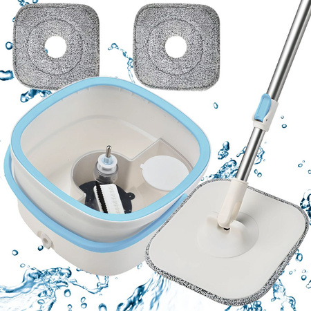 360° rotary mop mit turbo whipper turbo rotary wiper pack 2 x microfibra