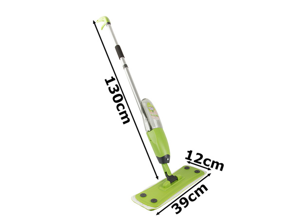 Set de 3 cartușe de schimb pentru mop plat cu spălător rotativ cu pulverizare solidă