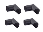 Furniture corner surface for furniture channels black stickers x4