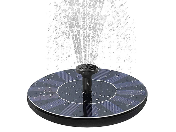 Solar garden fountain pump floating pond