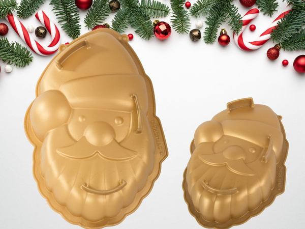 Coacere staniu santa claus mare silicon tort tin crăciun