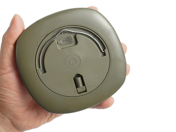 Luz de camping guirnalda led recargable en rollo 8m cálida