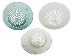 Silicone strainer for kitchen sink drain suction cups self-adhesive