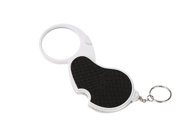 Lupa plegable lupa de bolsillo led