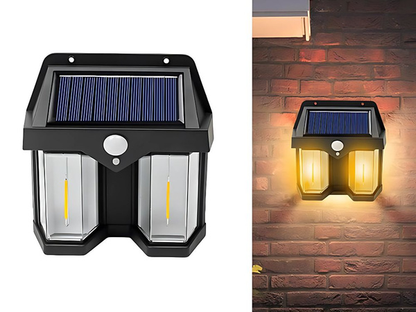 Solárna lampa so súmrakovým senzorom pohybu 3 režimy vodotesná 1200 lm