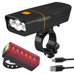 Lumina biciclete față spate a condus kit biciclete usb