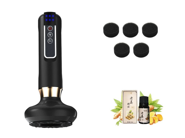 Chinesische blase elektrische vakuum-massagegerät 6 befugnisse der absaugung blase öl