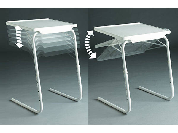 Table pliante mate ii plateau mobile