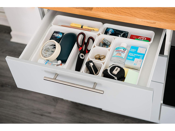 Kitchen organiser for cutlery drawer folding xxl modular container