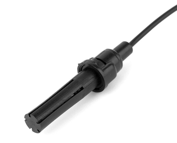 Termómetro electrónico con sonda reloj humedad