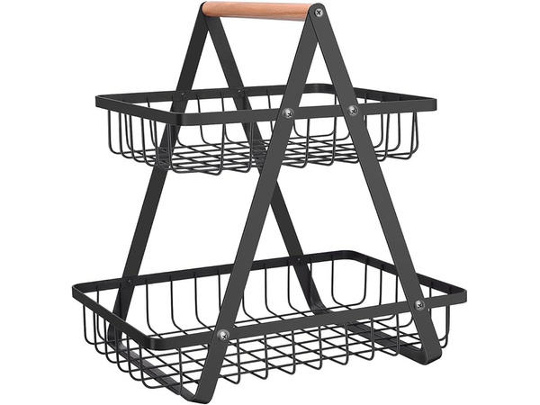 Konyhai polc loft konyhai szervező kosárral