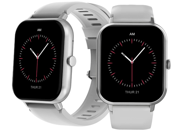 Okosóra női férfi gumiszíj sport Bluetooth hívások szürke