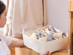 Bh-organizer 6 fächer für kleiderschrank-schublade weiss