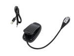 Lampe de bureau a clip led ecole lecture flexible double clip