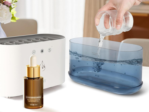 Compin gaisa mitrinātājs difuzors rezultātā lampa rgb aromterapija 6 sprauslas