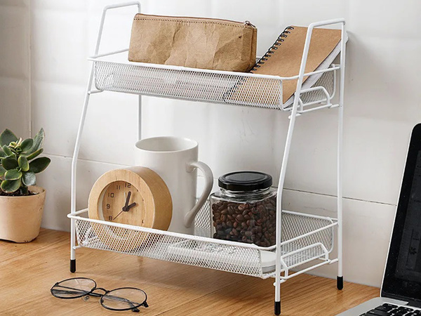 Kitchen shelf kitchen organiser standing two-tier loft spice rack